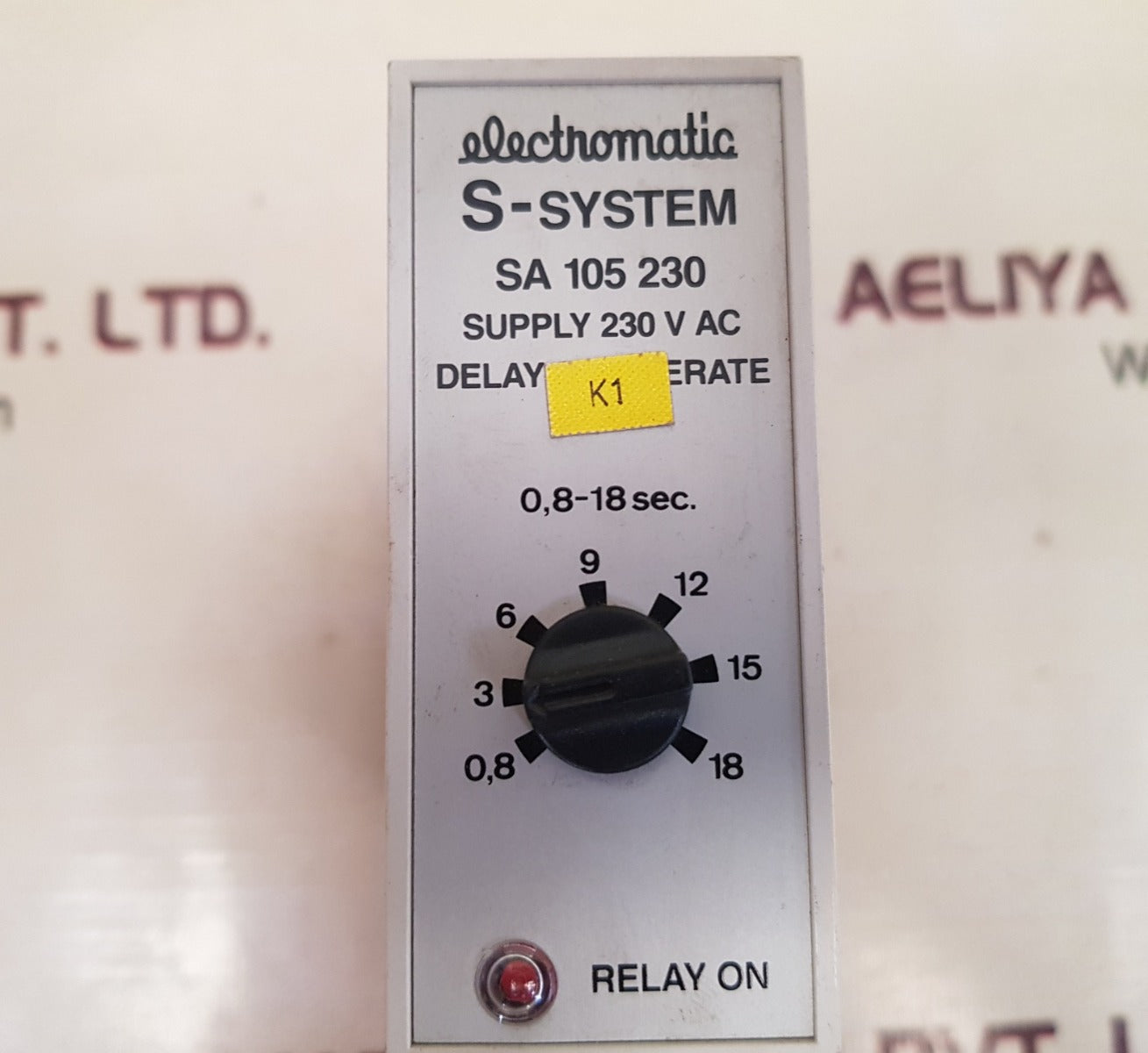 Electromatic s-system sa 105 230 delay on operate