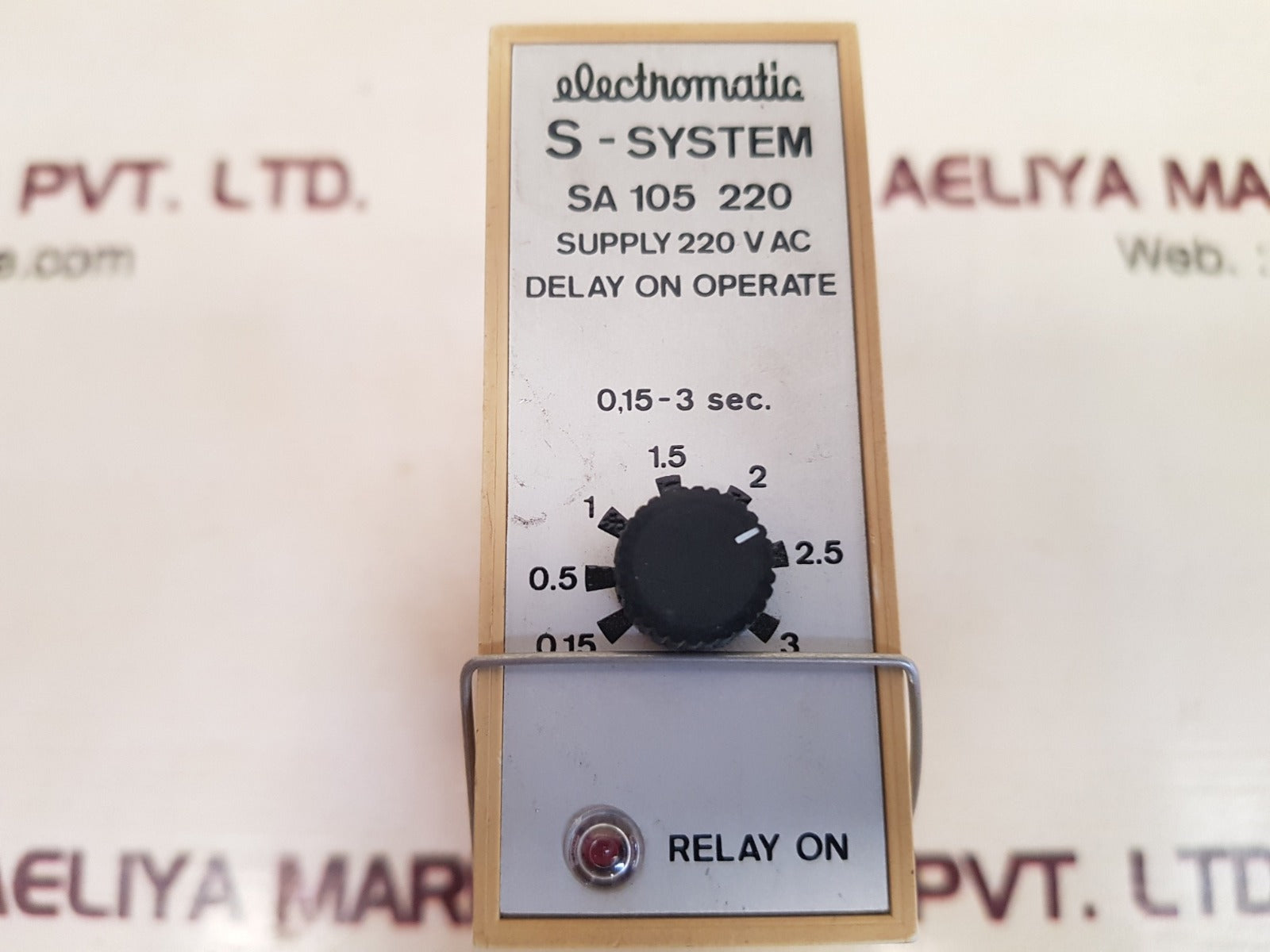 Electromatic s-system sa 105 220 delay on operate