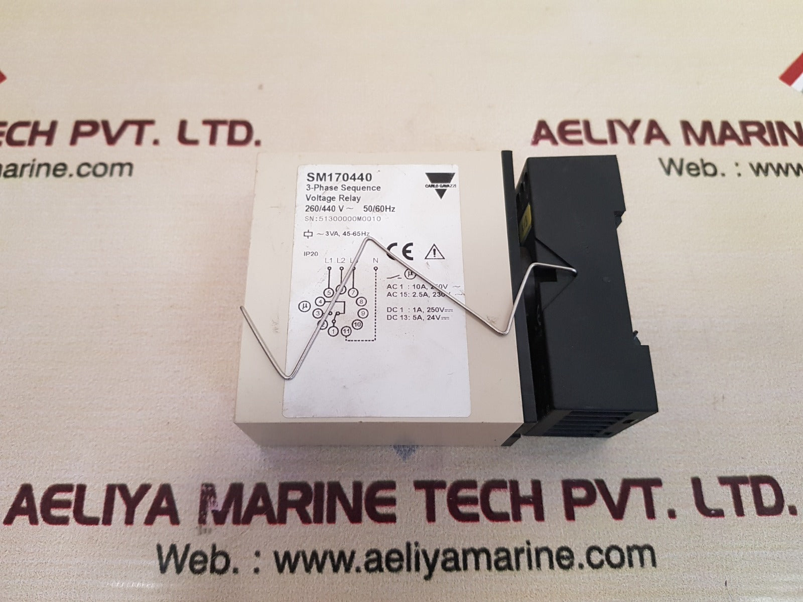 Carlo gavazzi sm 170440 3-phase sequence voltage relay
