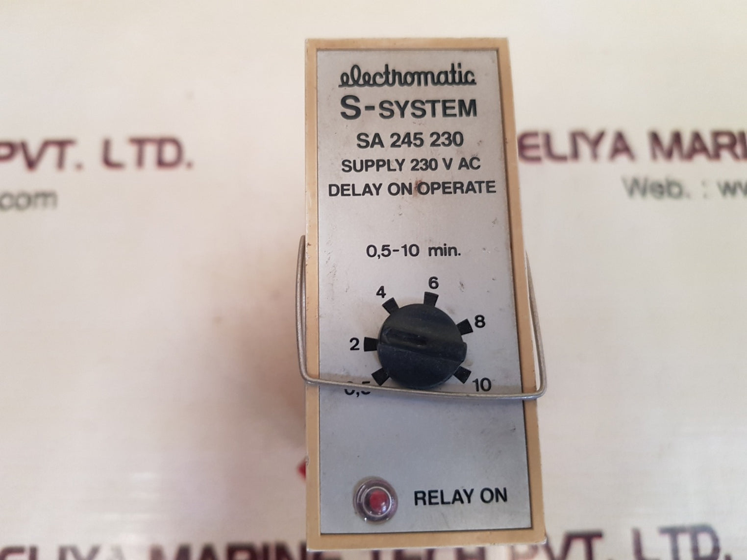 Electromatic s-system sa 245 230 delay on operate 