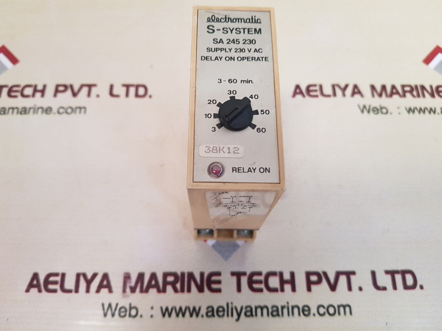 Electromatic s-system sa 245 230 delay on operate 3-60 min