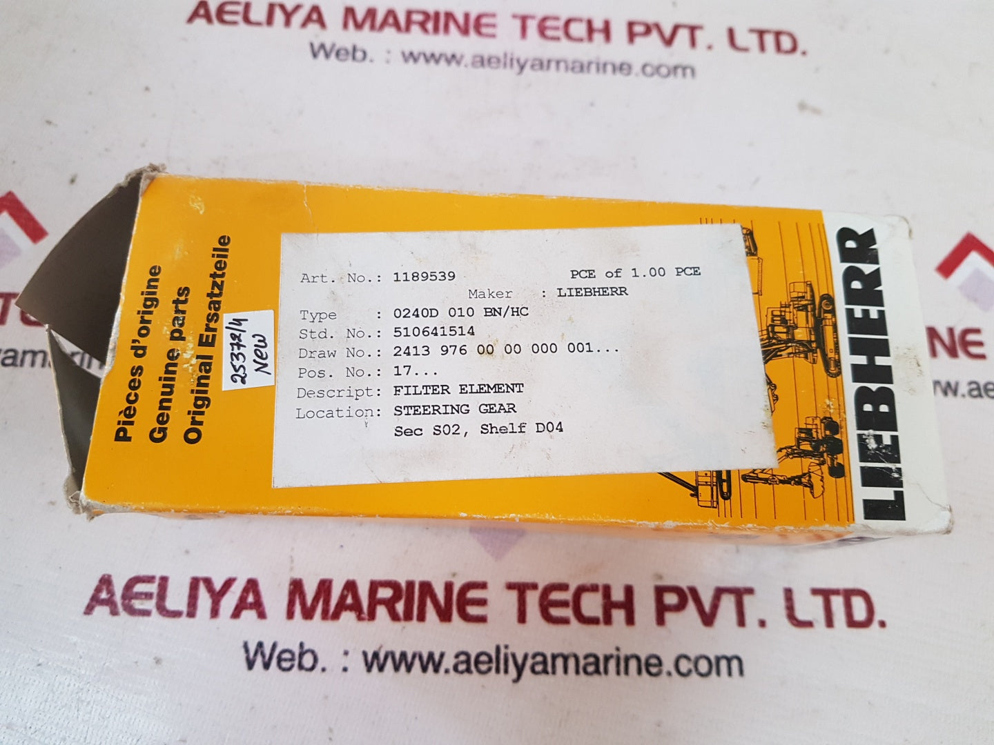 Liebherr 0240d 010 bn/hc filter element