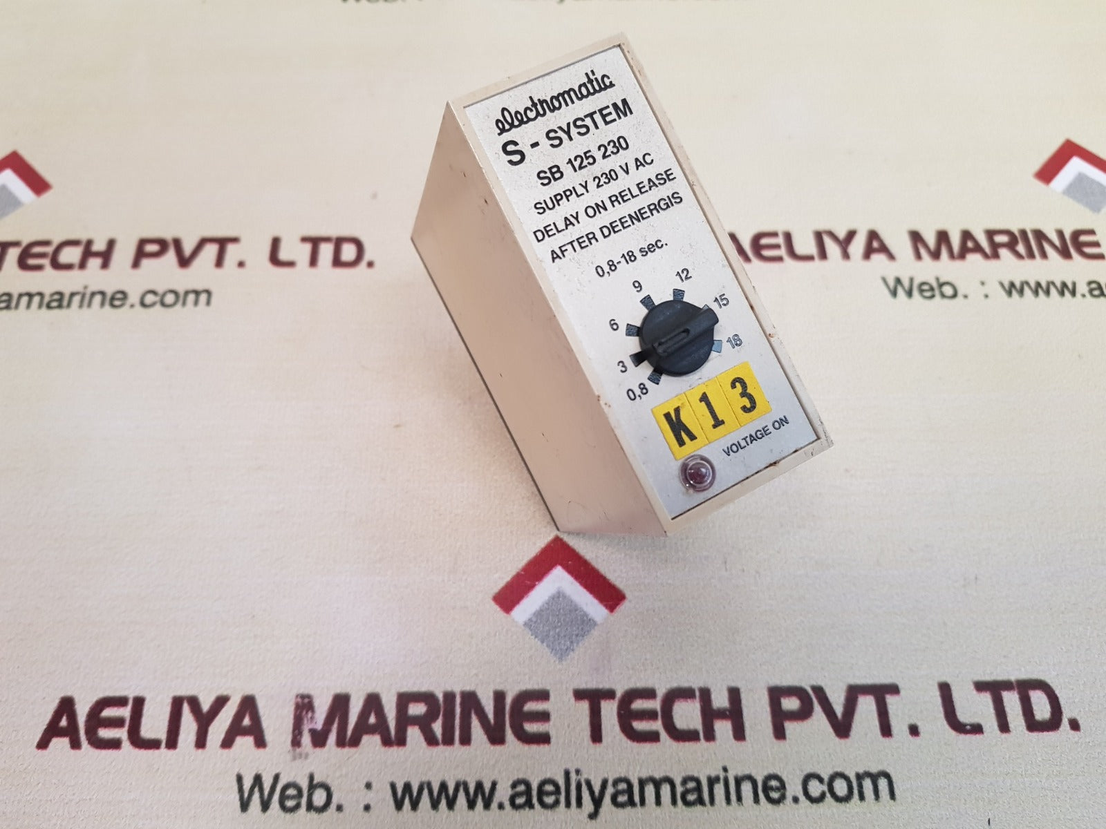 Electromatic s-system sb 125 230 delay on release 230v ac