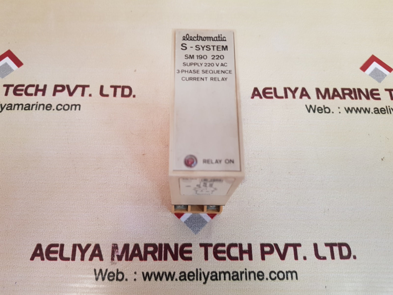 Electromatic s-system sm 190 220 3-phase sequence current relay