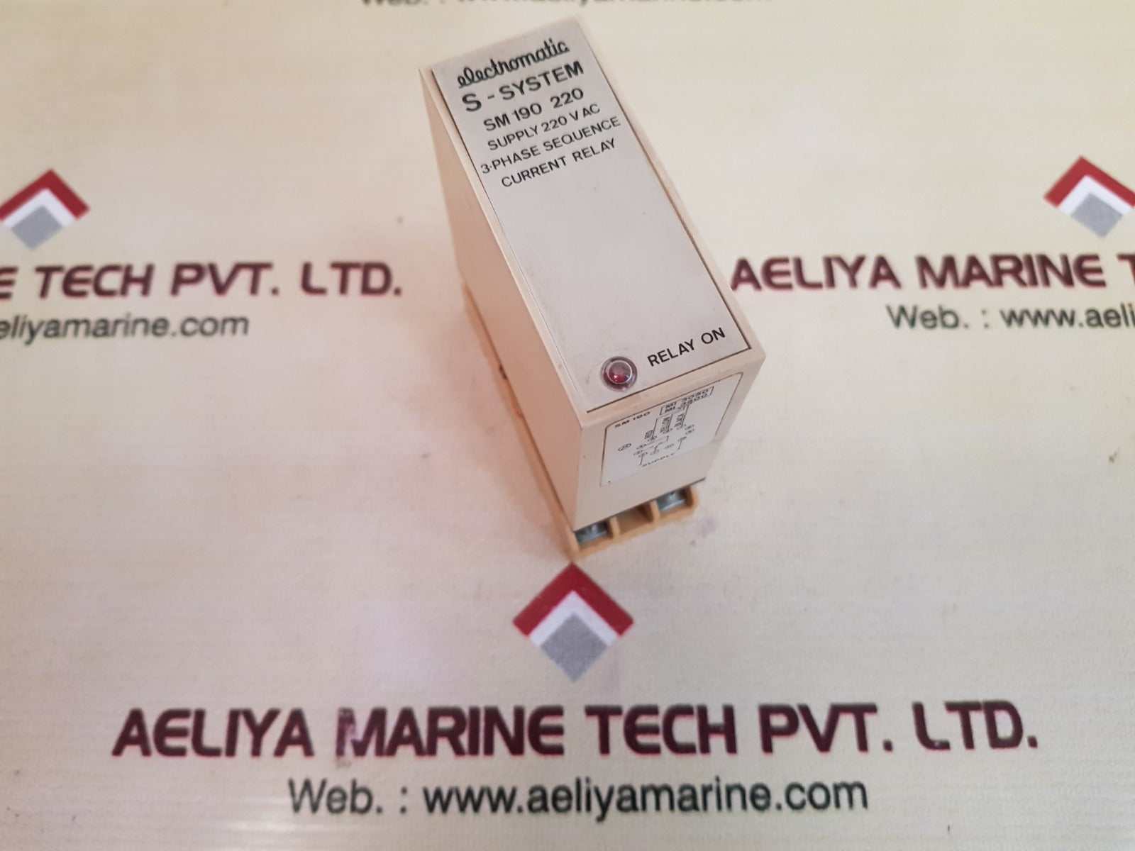 Electromatic s-system sm 190 220 3-phase sequence current relay