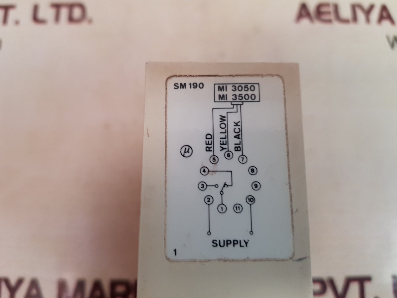 Electromatic s-system sm 190 220 3-phase sequence current relay