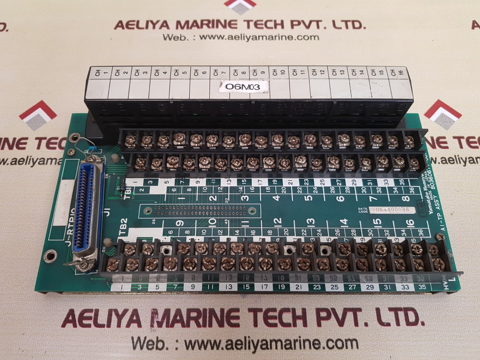 Yamatake honeywell ai-tp 80360677-001 board
