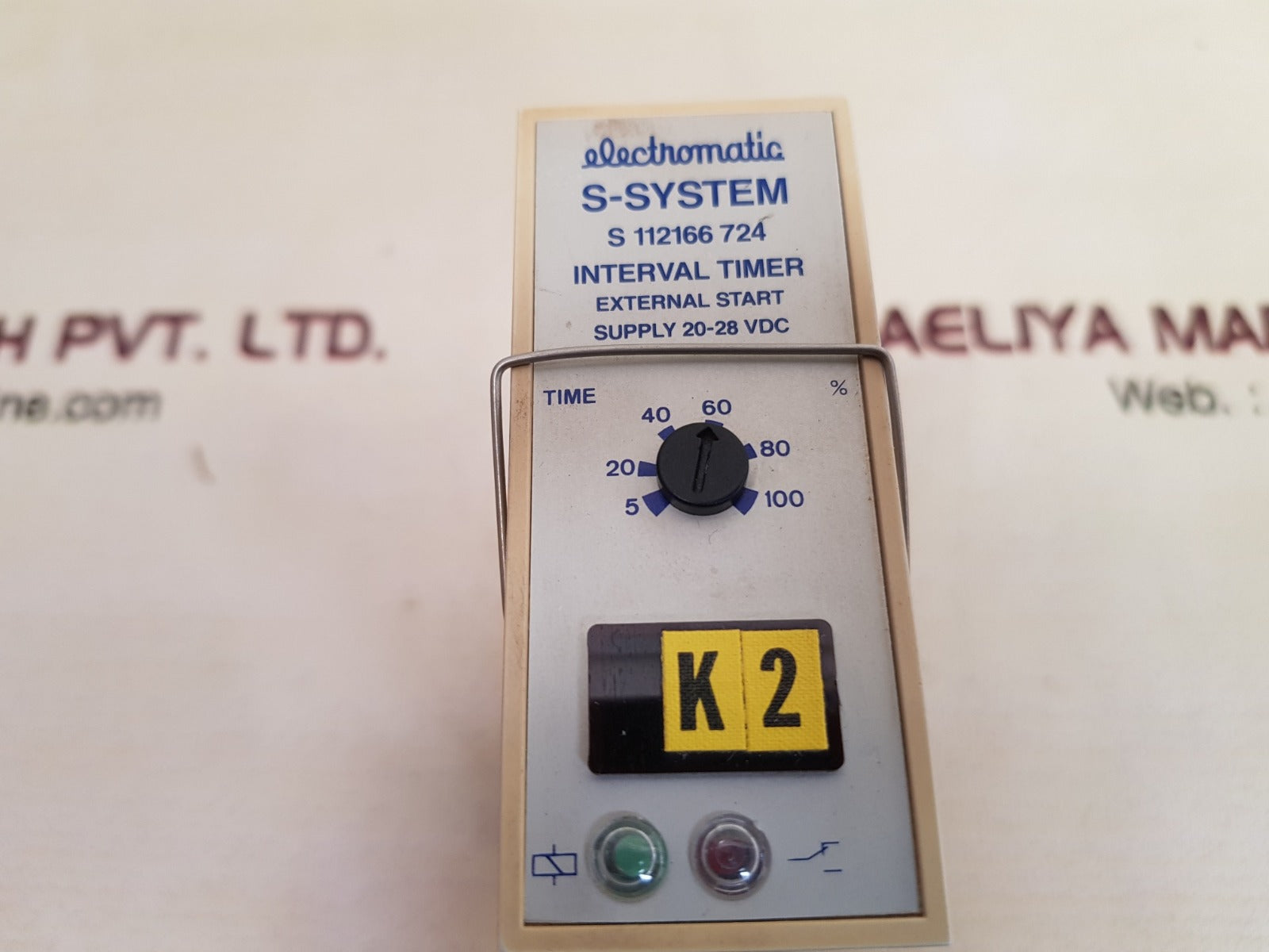 Electromatic s-system s112166 724 interval timer