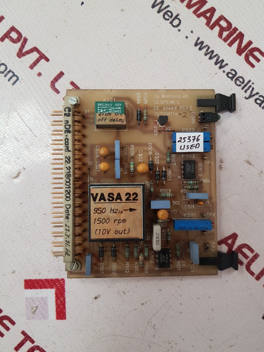 Wartsila c2 nde-card 22.23b001200 pcb card