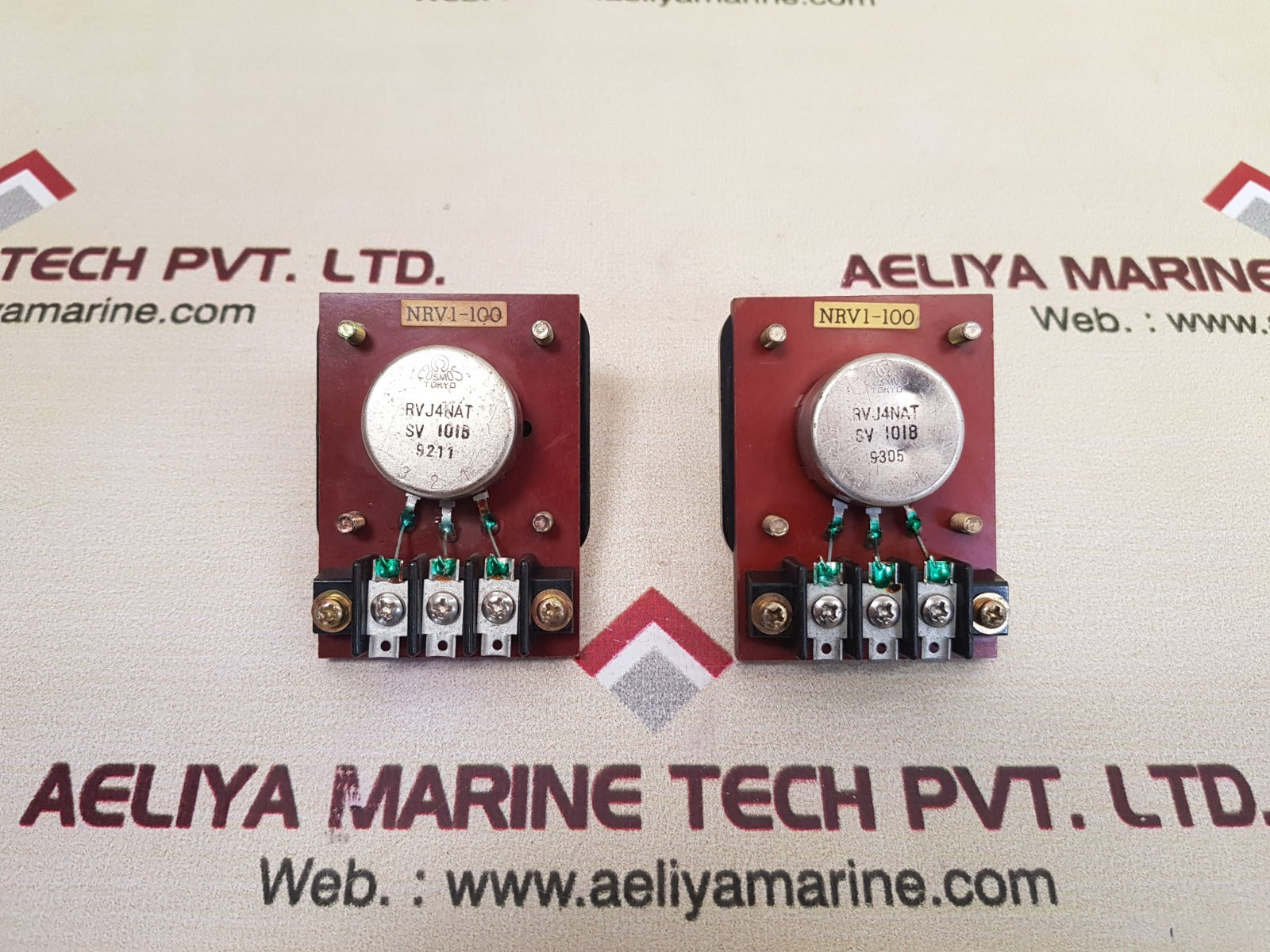 Lot Of 2X Cosmos nrv1-100 resistor potentiometer 