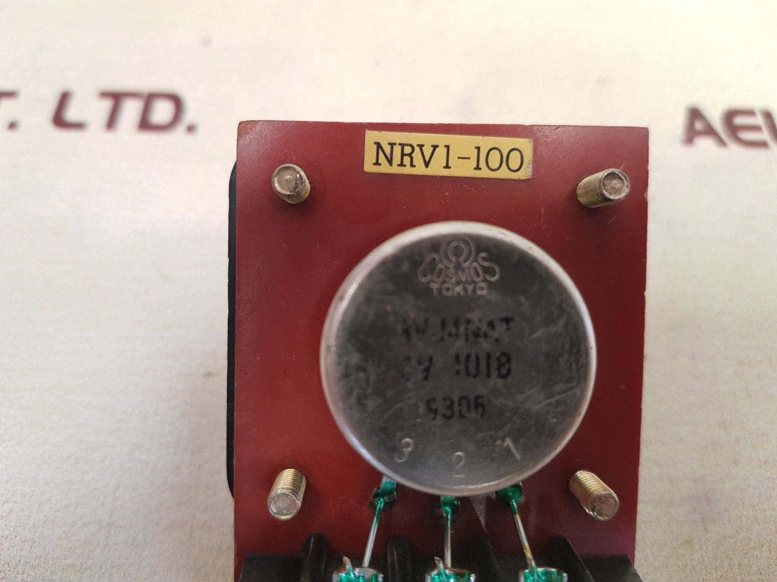 Lot Of 2X Cosmos nrv1-100 resistor potentiometer 