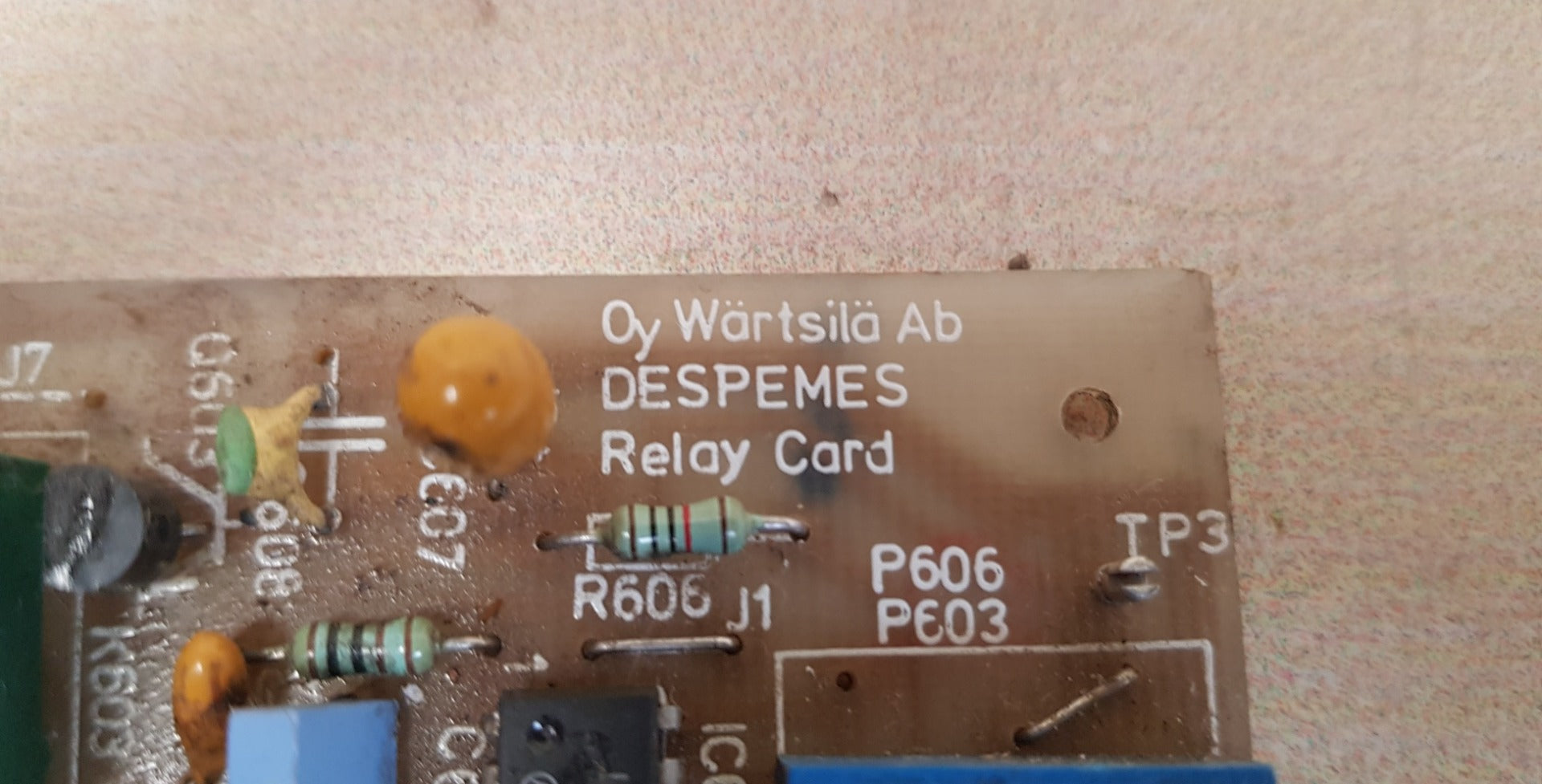 Wartsila c3/c5 relay card 22.23b001300