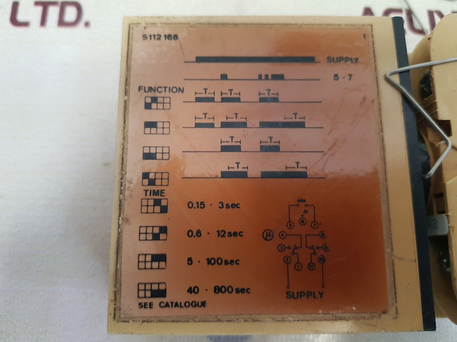 Carlo gavazzi s 112 166 230 interval timer 230 v~ 50/60hz
