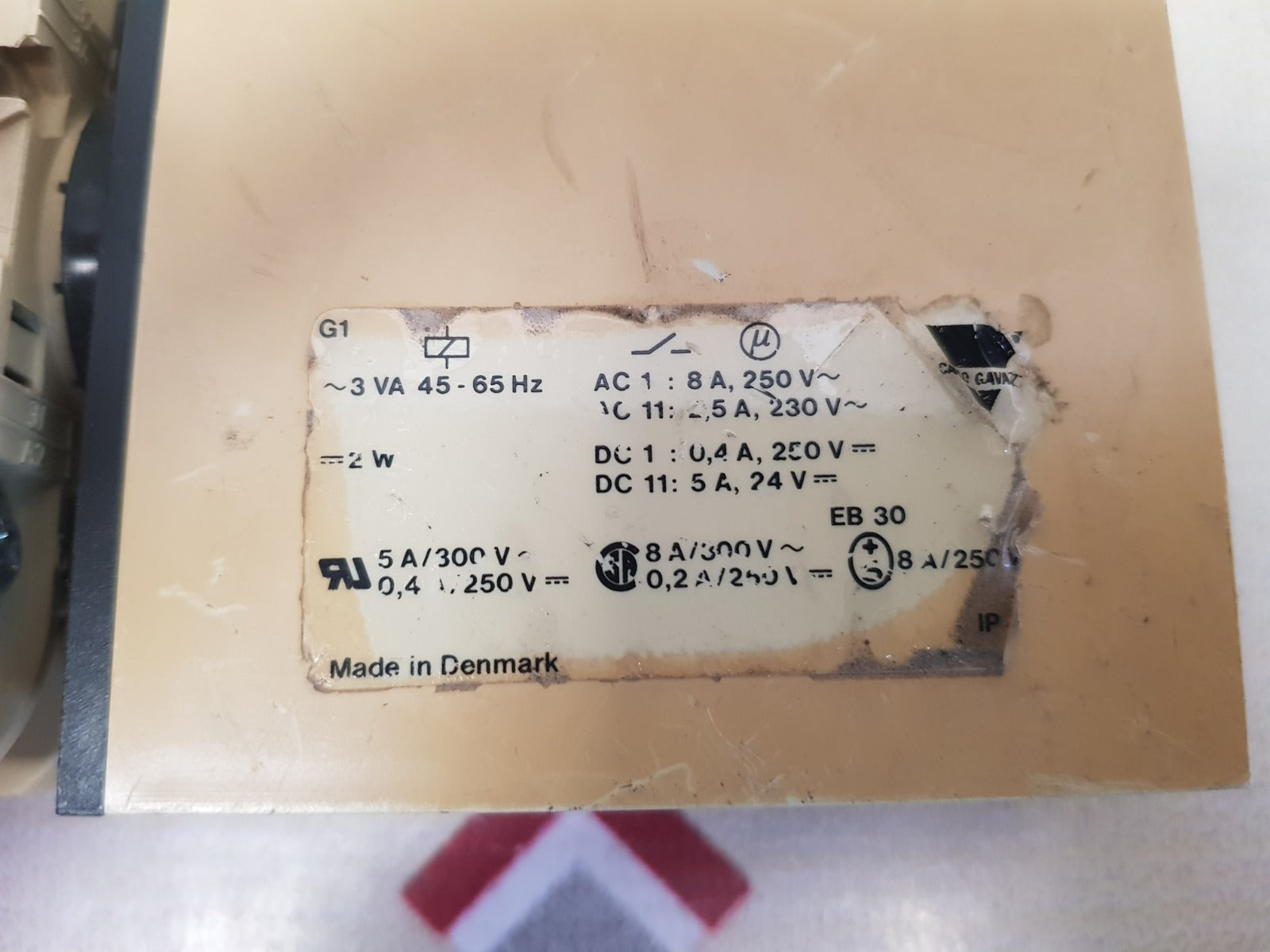 Carlo gavazzi s 110 166 724 combi timer automatic start with base