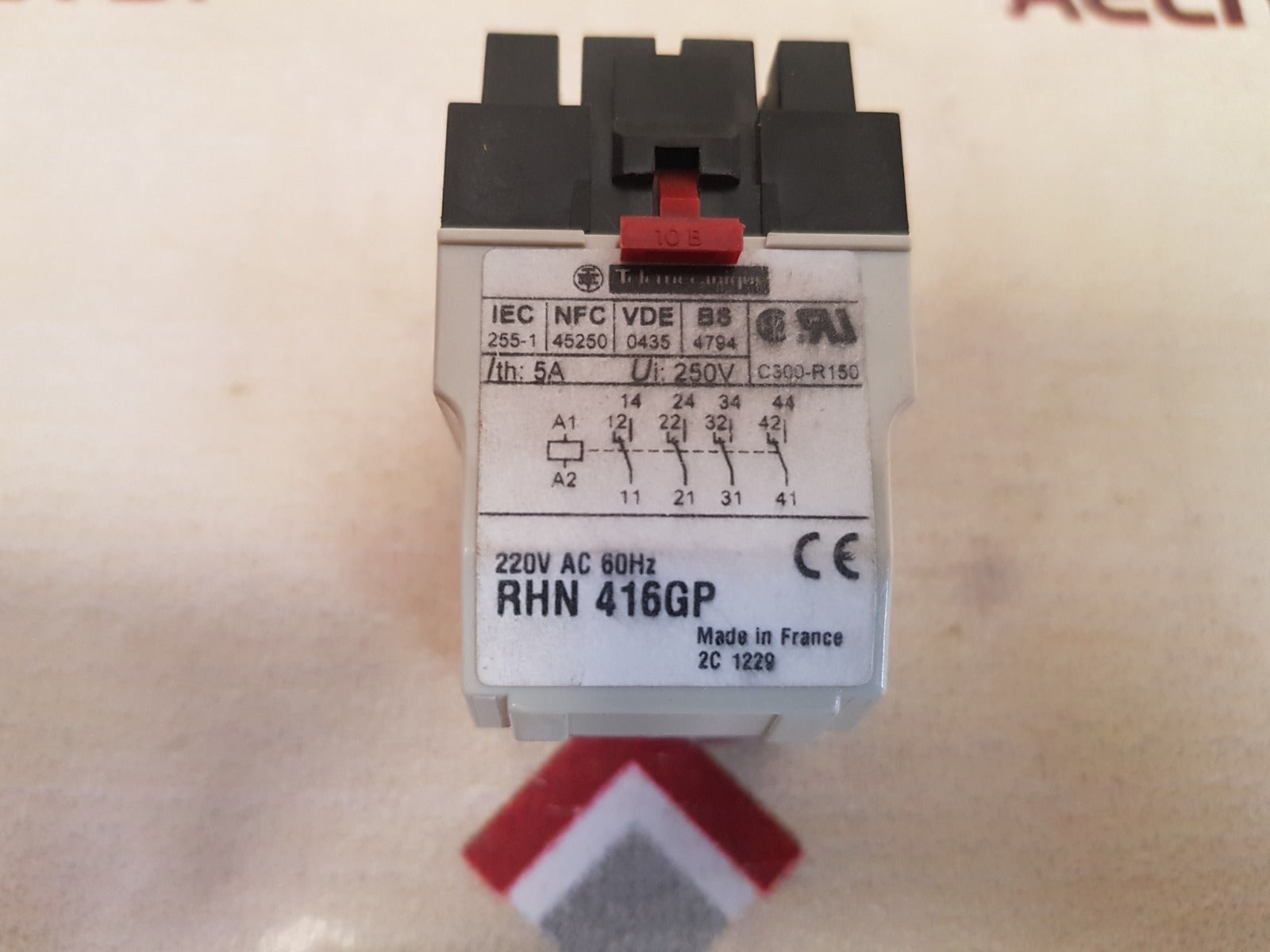 Telemecanique rhn416gp inst-relay