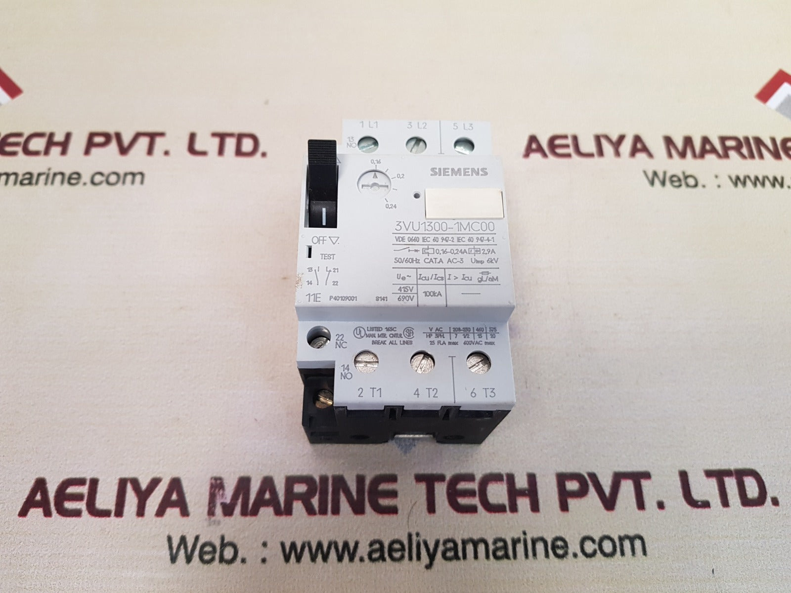 Siemens 3vu1300-1mc00 circuit breaker
