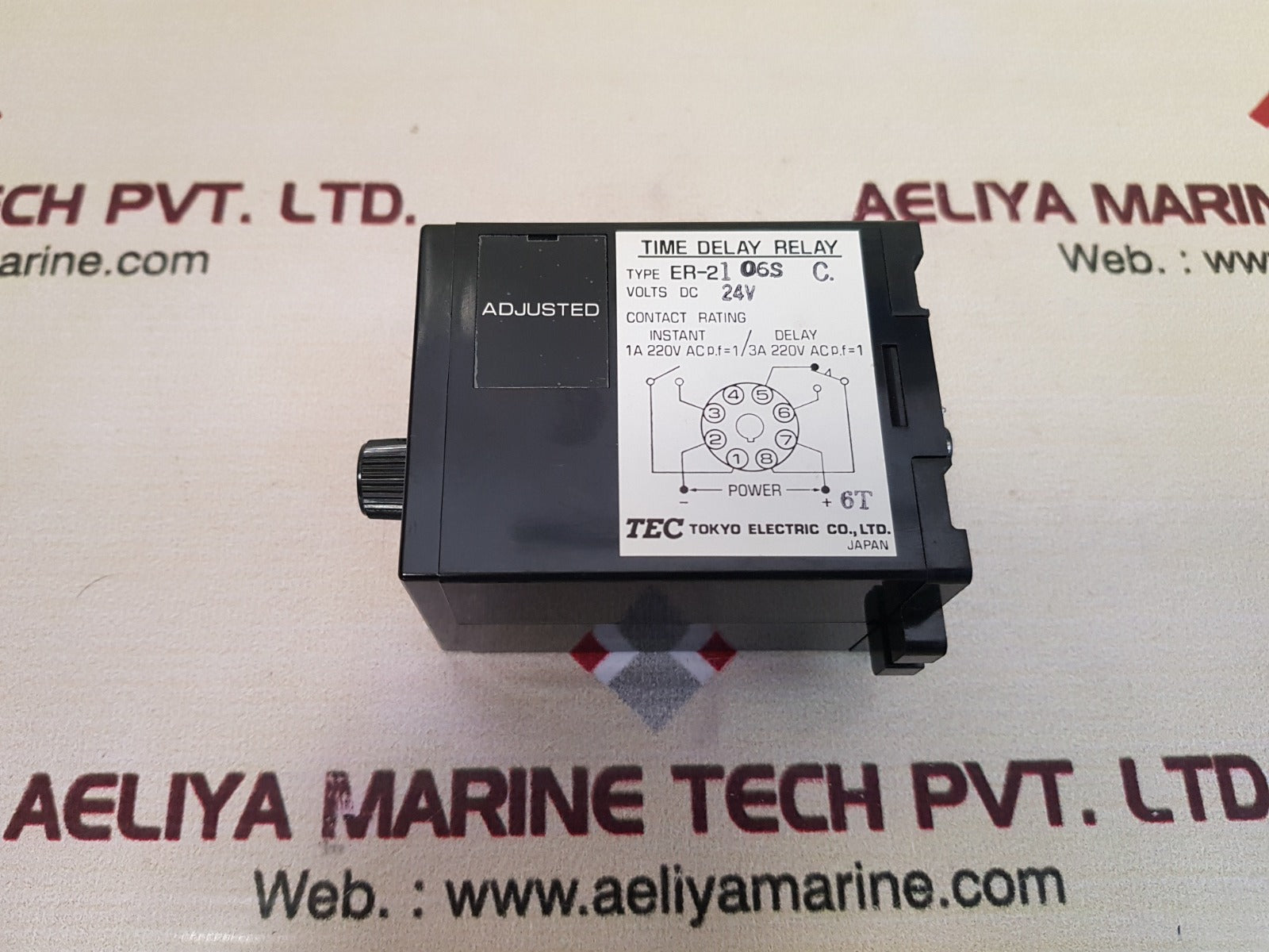 Tec er-2 time delay relay