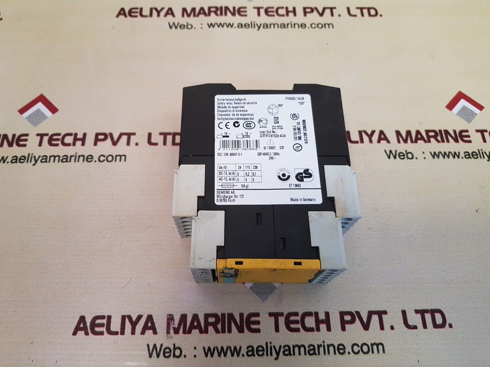 Siemens sirius 3tk28 safety relay 3tk2825-1al20