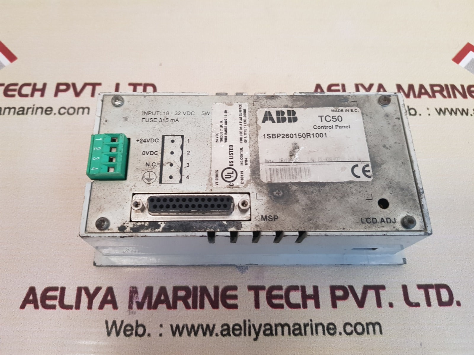 Abb tc50 control panel