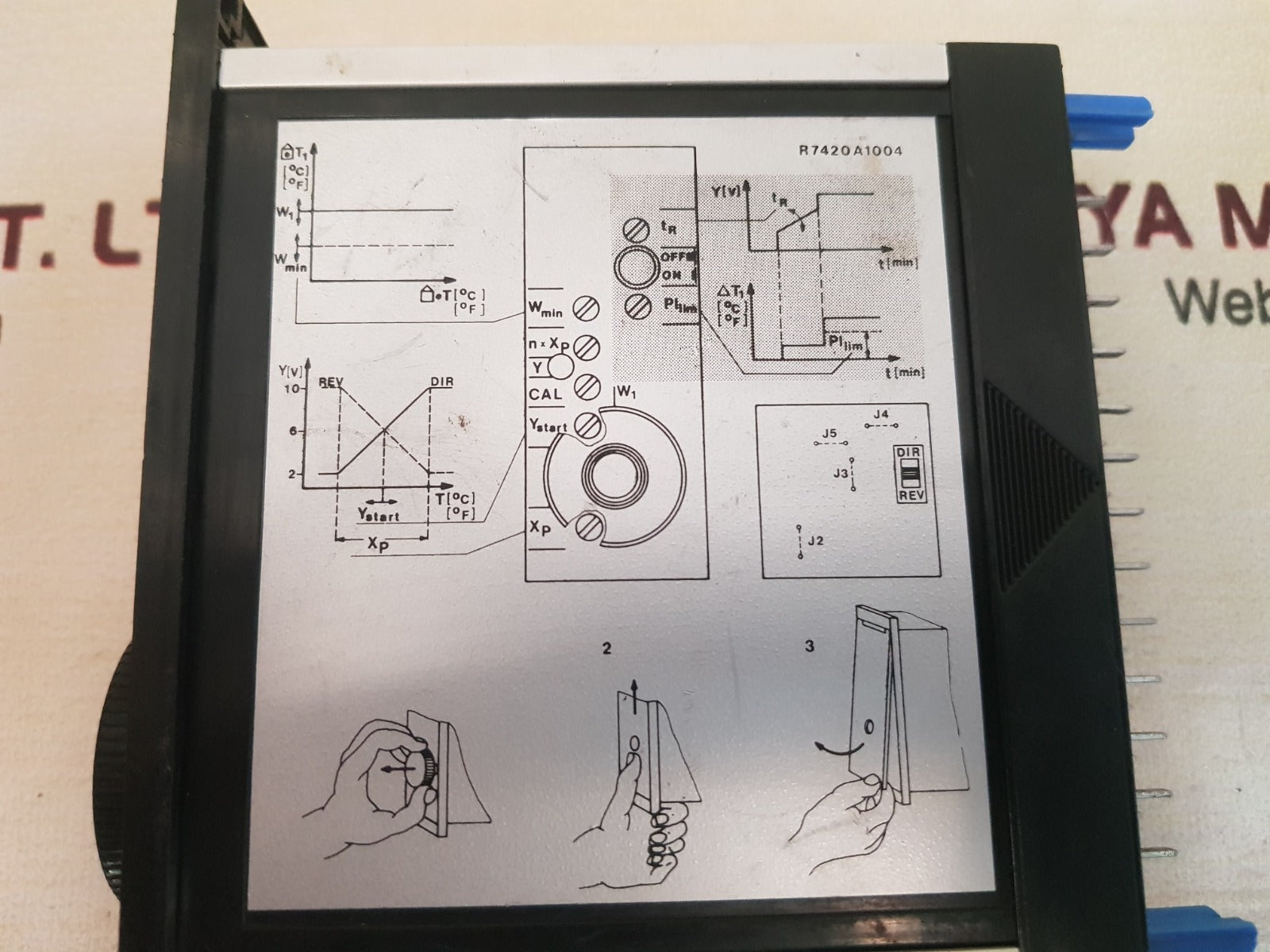 Honeywell micronik 100 r7420a1004 temperature regulator controller