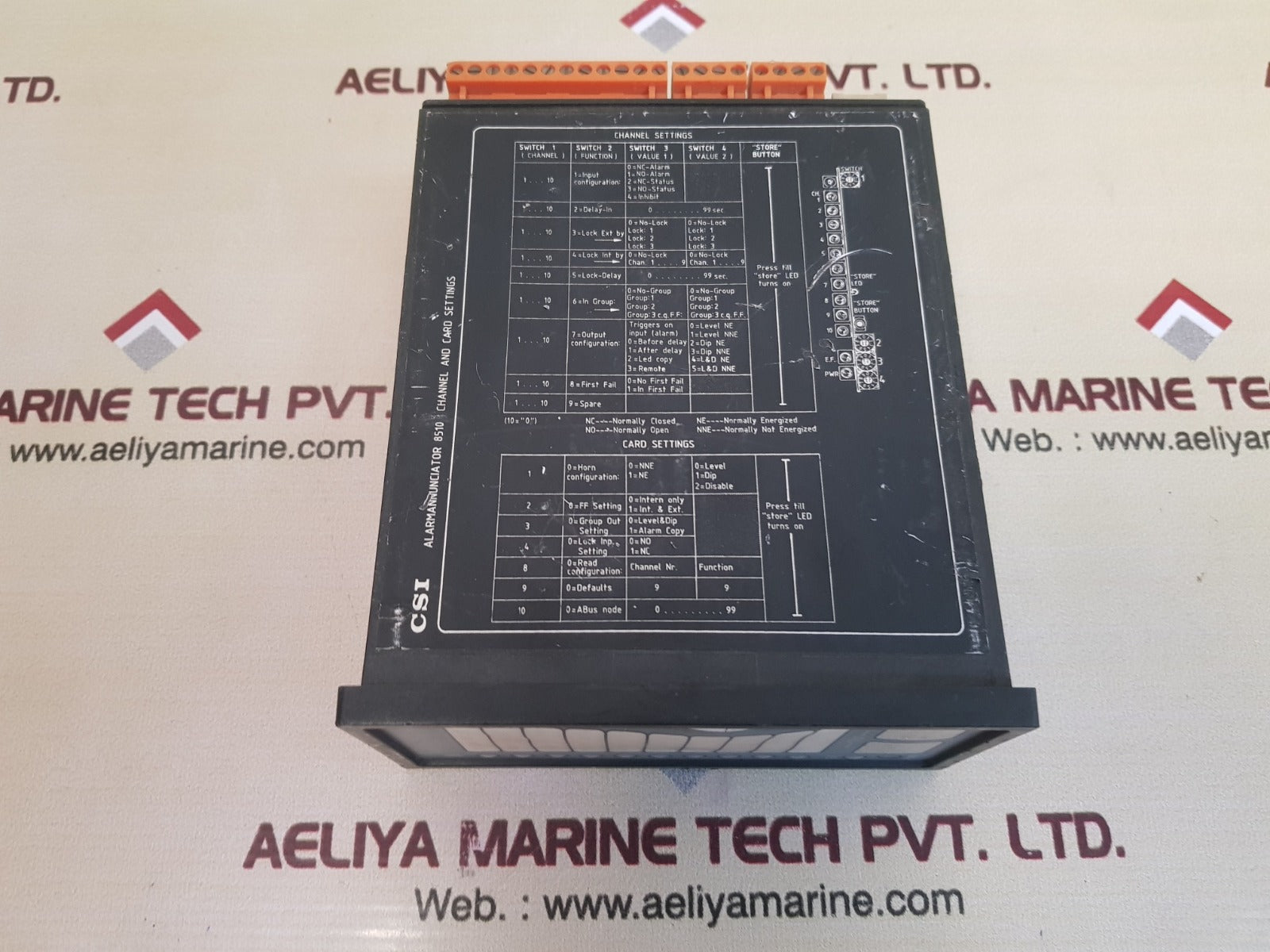 Csi 8510ab/12 alarm annunciator
