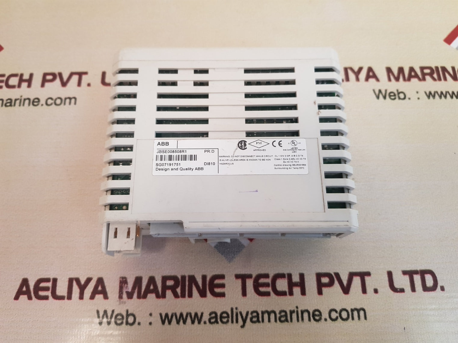 Abb di810 3bse008508r1 input module pr:d