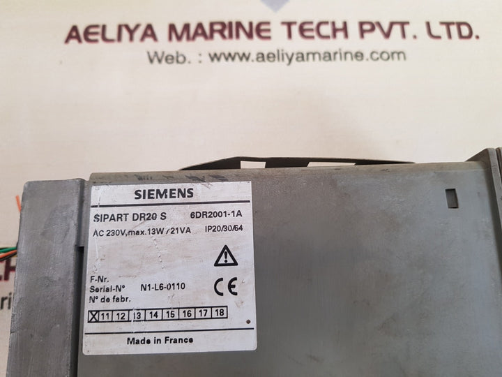 Siemens sipart dr20s 6dr2001-1a controller c 73451-a3000-c10 ac 230v