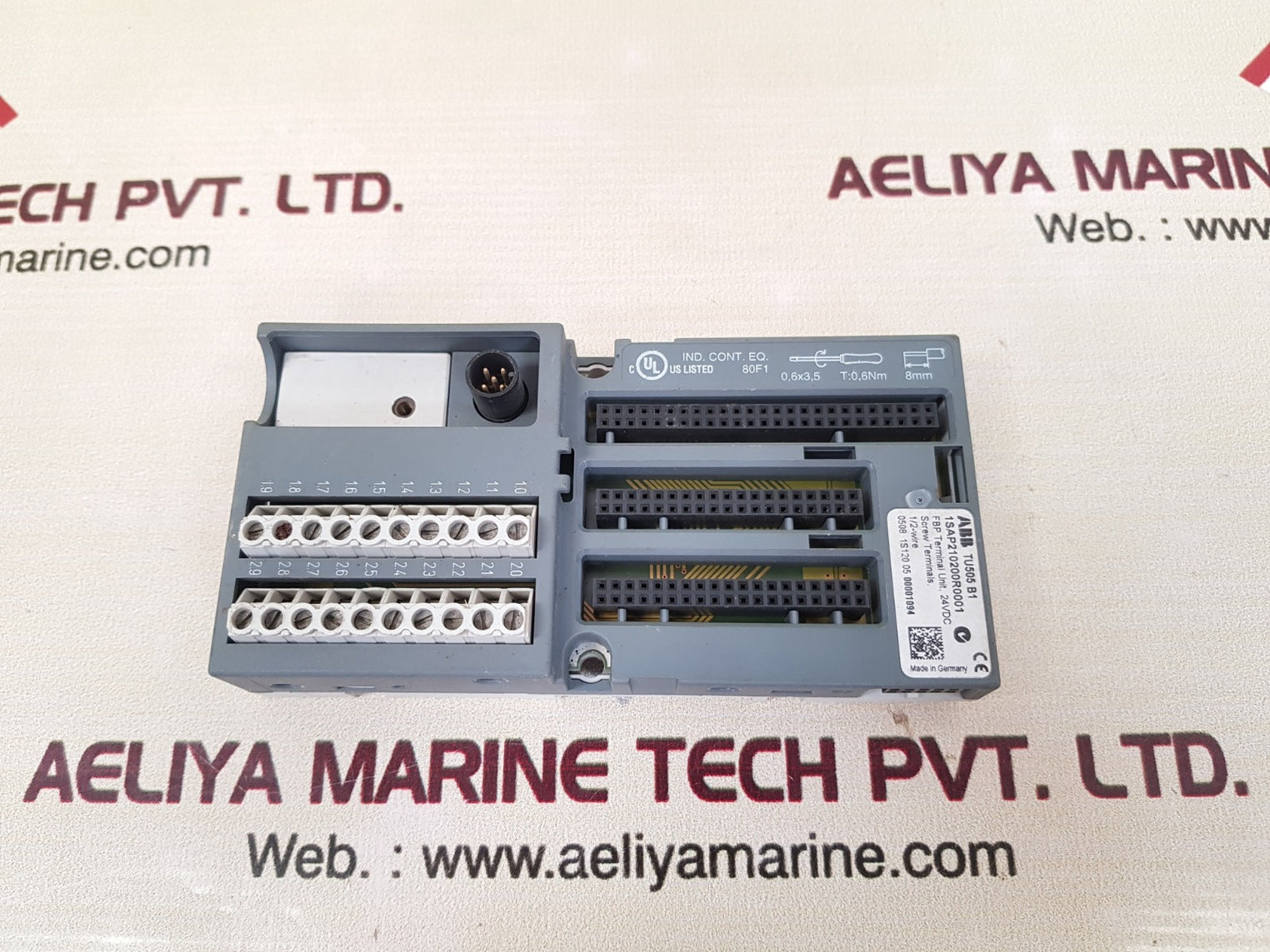 Abb tu505 b1 fbp terminal unit  1sap210200r0001