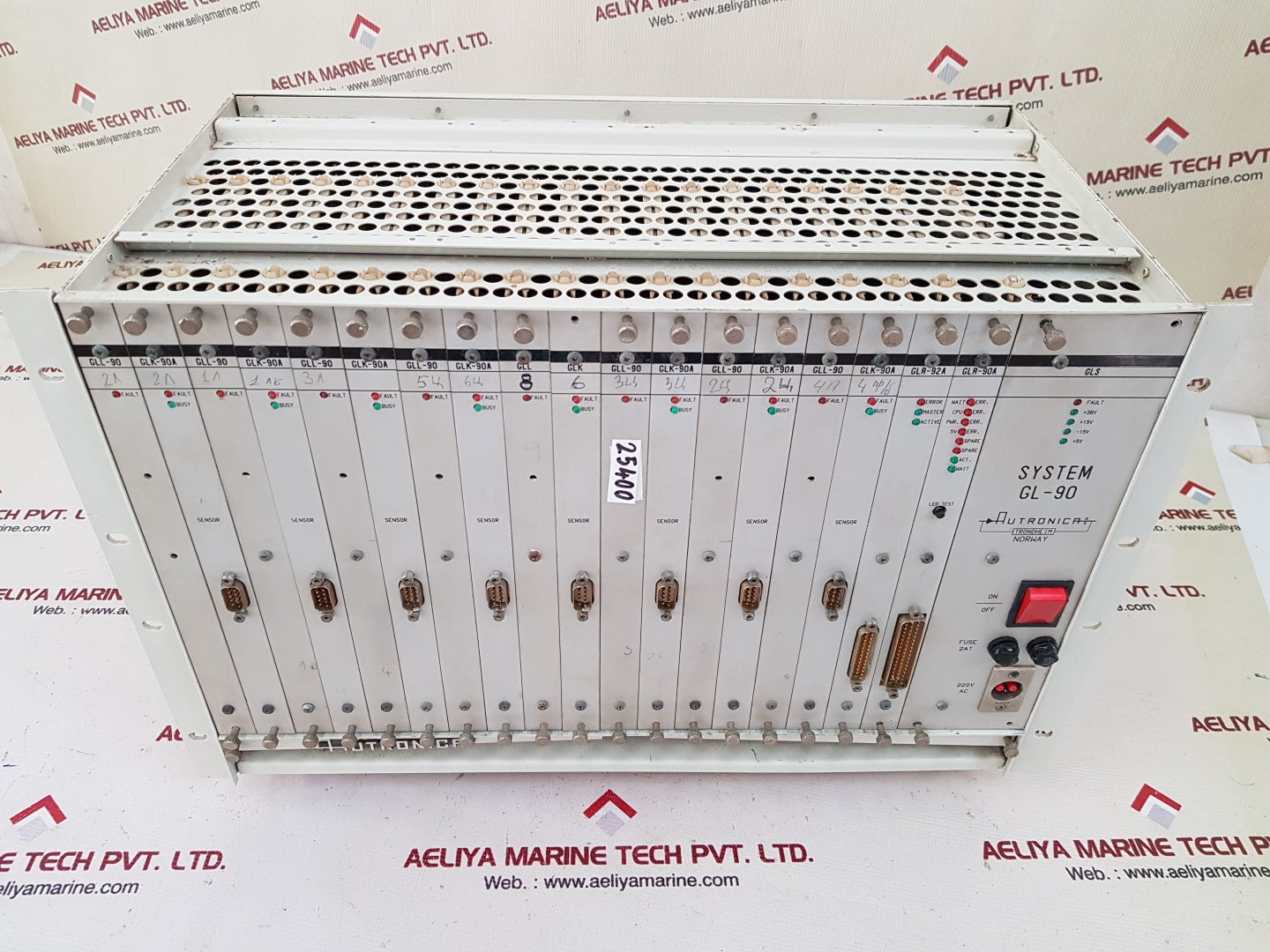 Autronica System Gln-90/8 Level Gauging System Central Unit 220V Ac