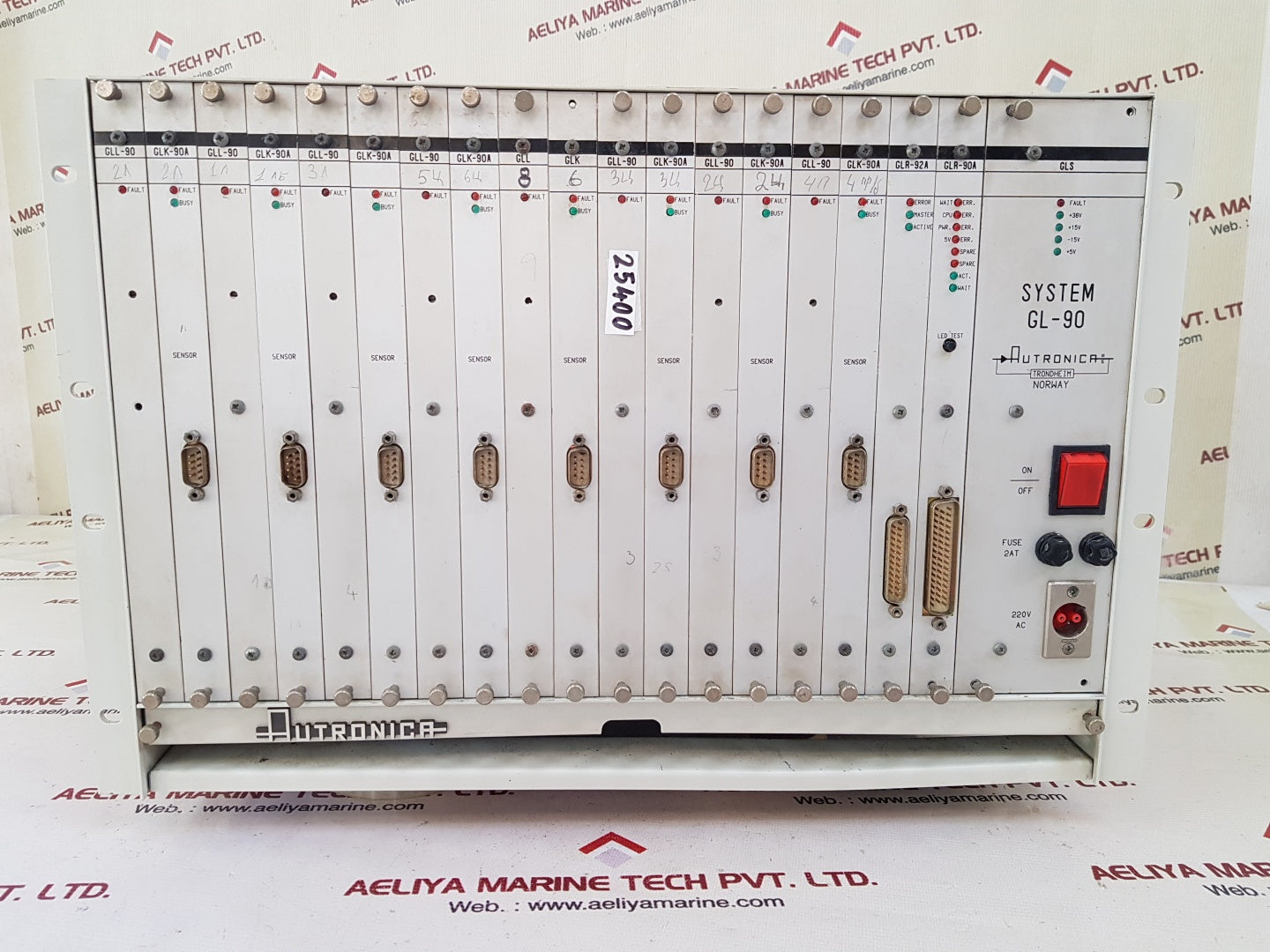Autronica System Gln-90/8 Level Gauging System Central Unit 220V Ac