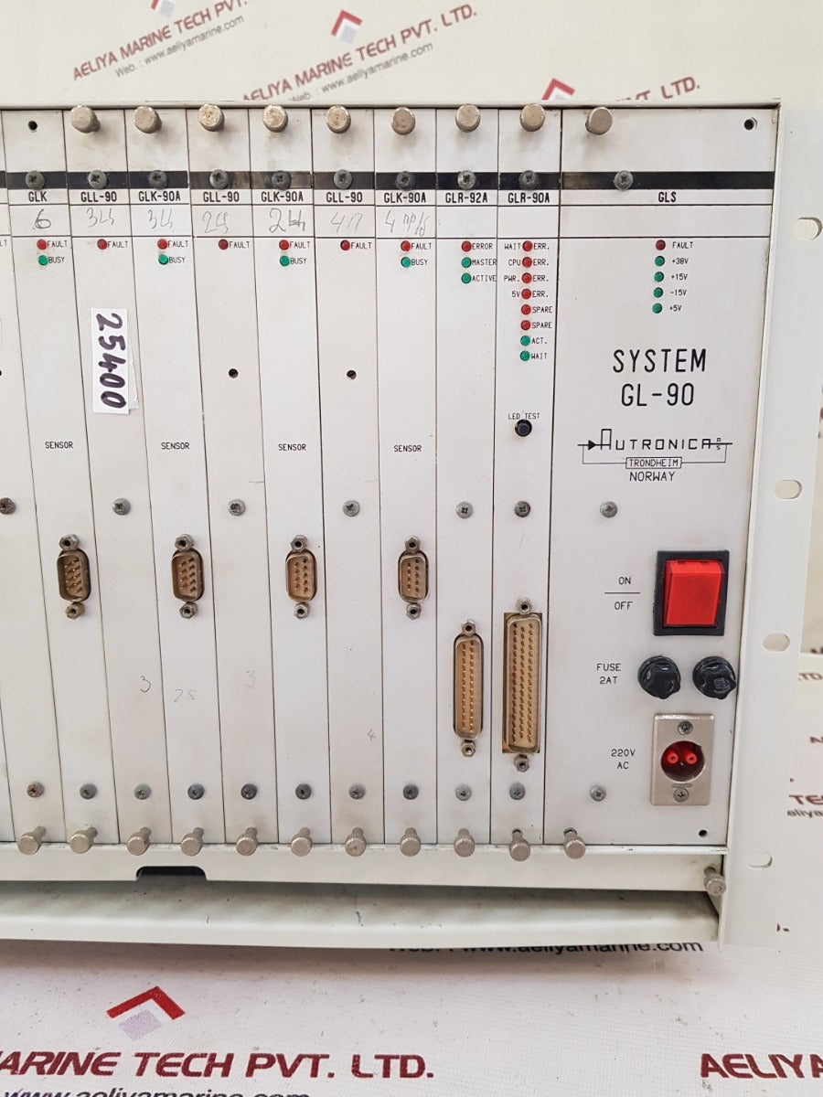 Autronica System Gln-90/8 Level Gauging System Central Unit 220V Ac
