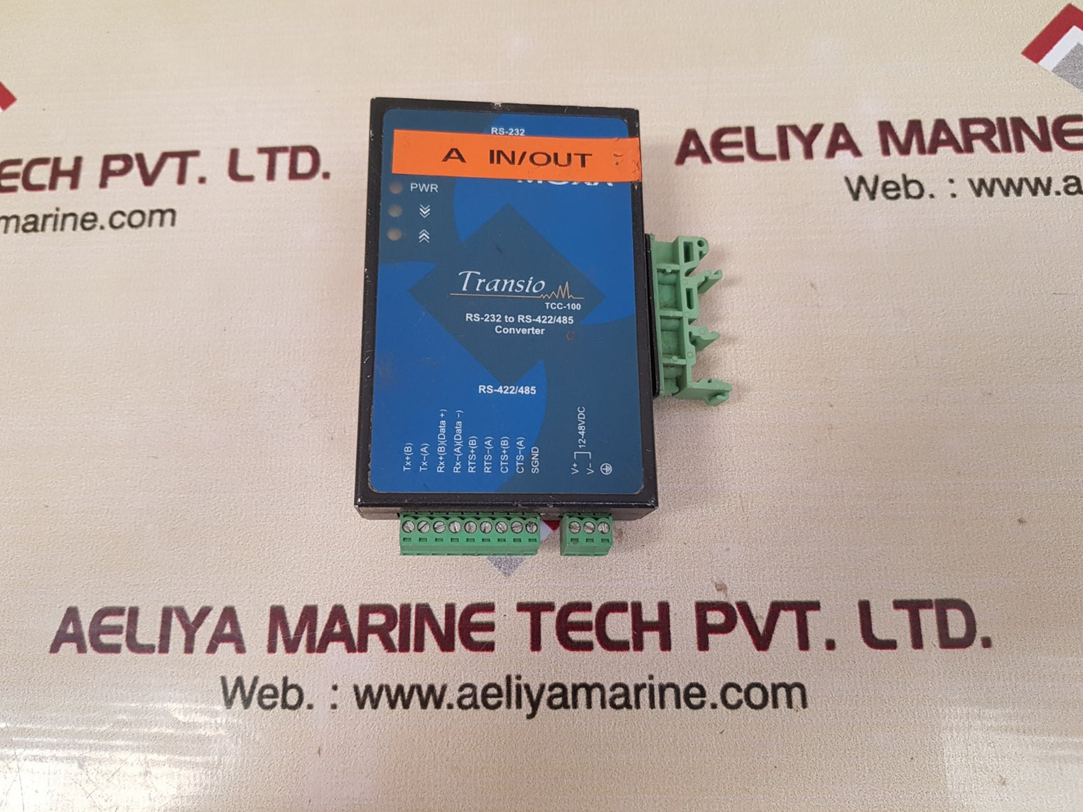 Moxa transio tcc-100 rs-232 to rs-422/485 converter rev.2.0