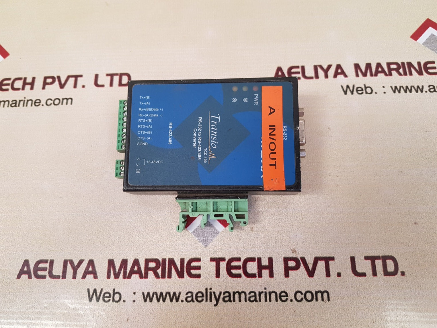 Moxa transio tcc-100 rs-232 to rs-422/485 converter rev.2.0