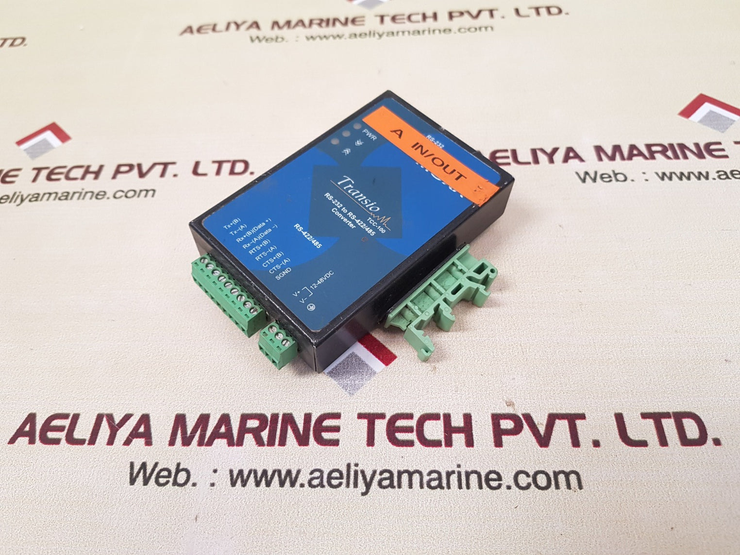 Moxa transio tcc-100 rs-232 to rs-422/485 converter rev.2.0