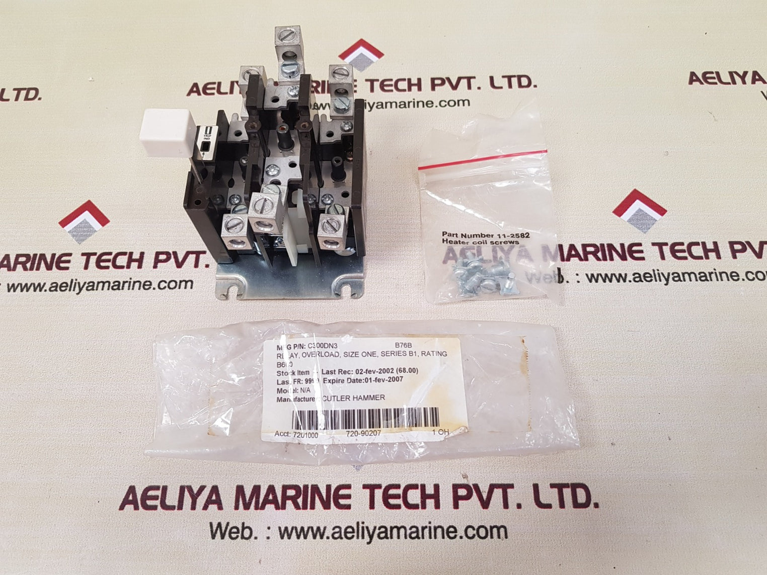 Cutler hammer c300dn3 overload relay