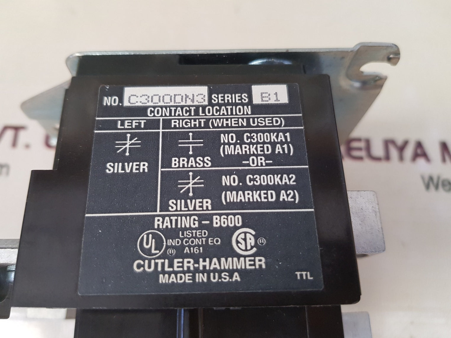 Cutler hammer c300dn3 overload relay