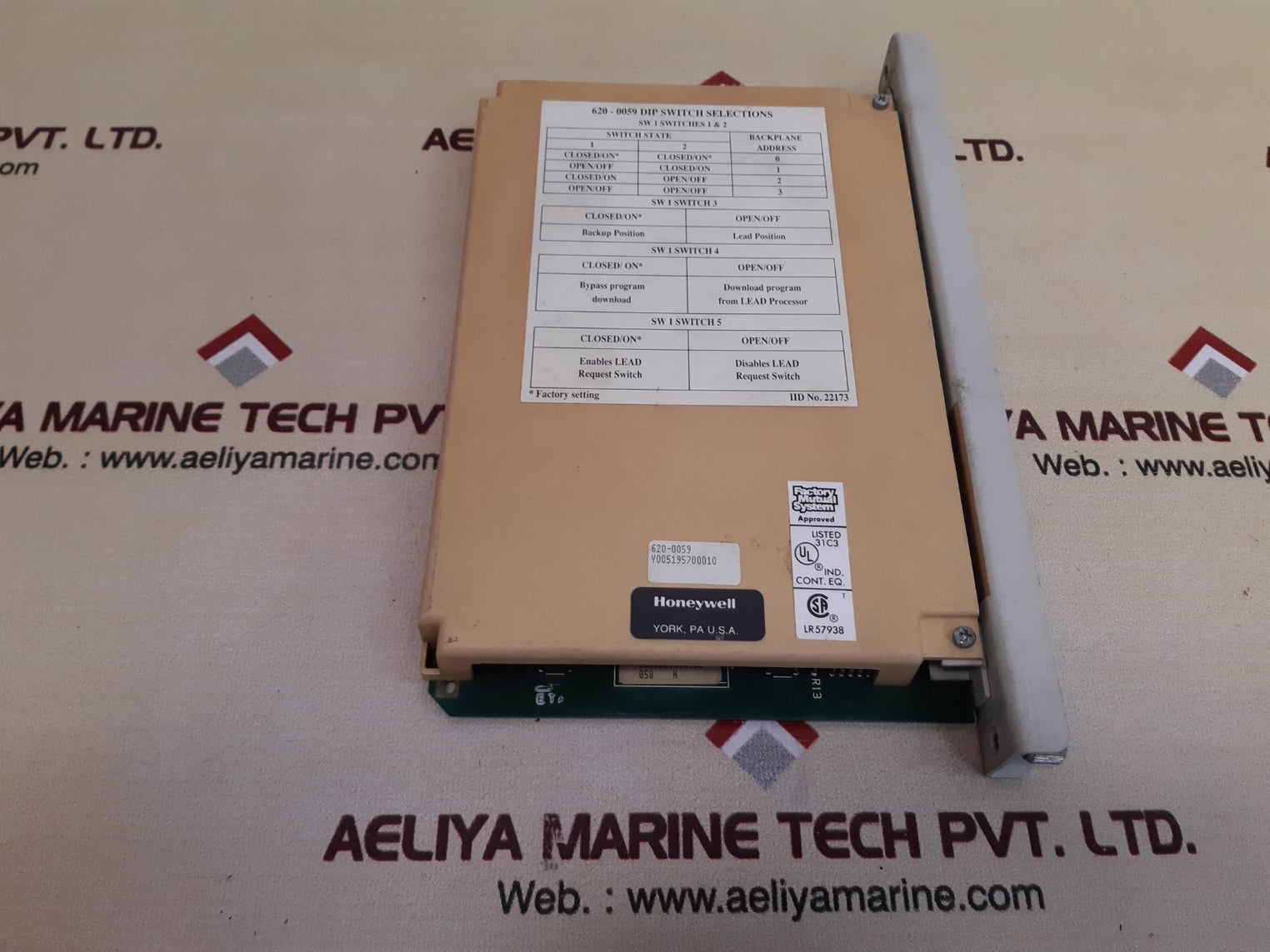 Honeywell rcm 620-0059 vr 2.2 22173