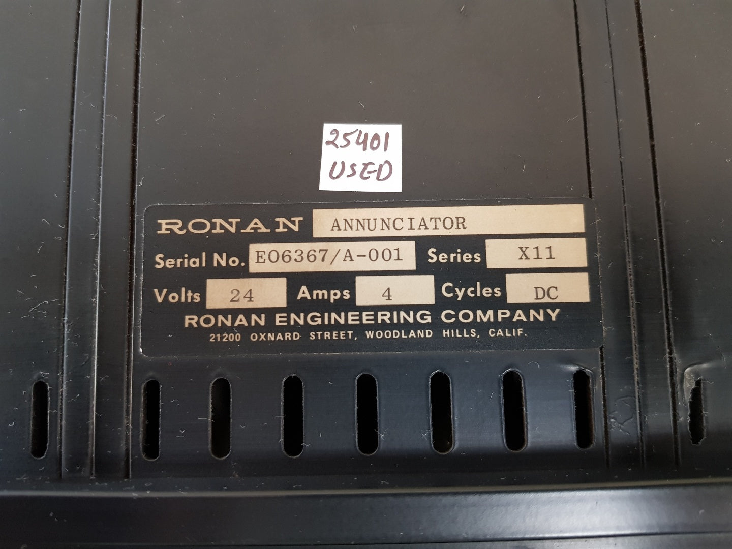 Ronan engineering series x11 annunciator