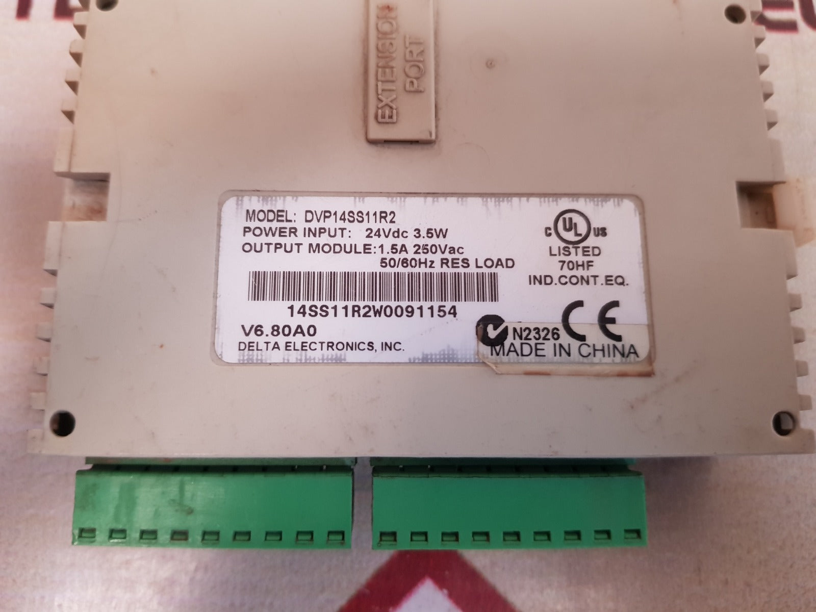 Delta dvp14ss11r2 programmable logic controller