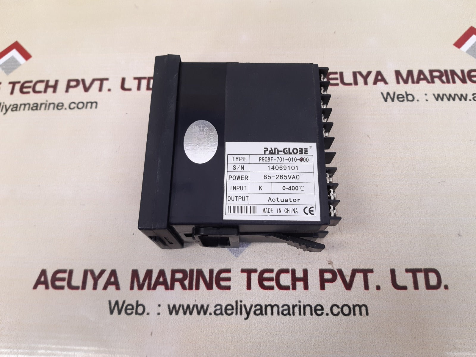 Pan-globe p908f-701-010-000 temperture controller