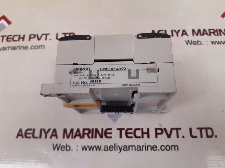 Omron cpm1a-da001 d/a unit 