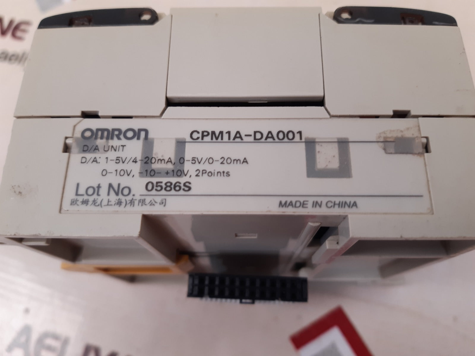 Omron cpm1a-da001 d/a unit 