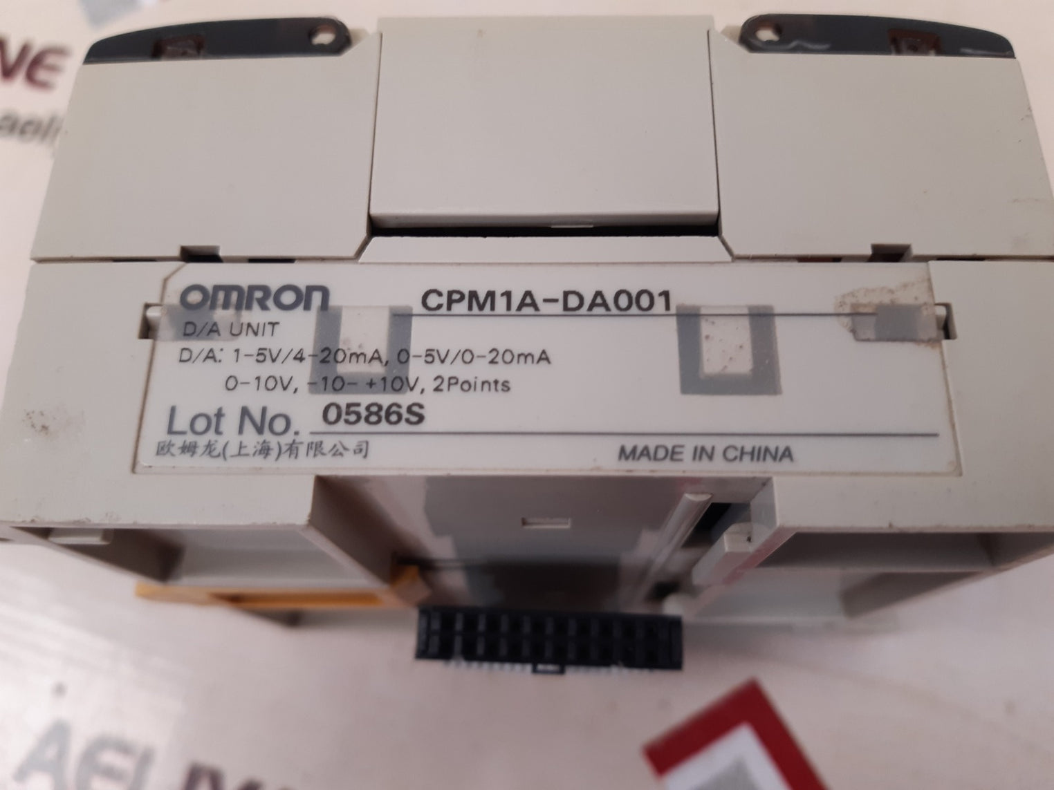 Omron cpm1a-da001 d/a unit 