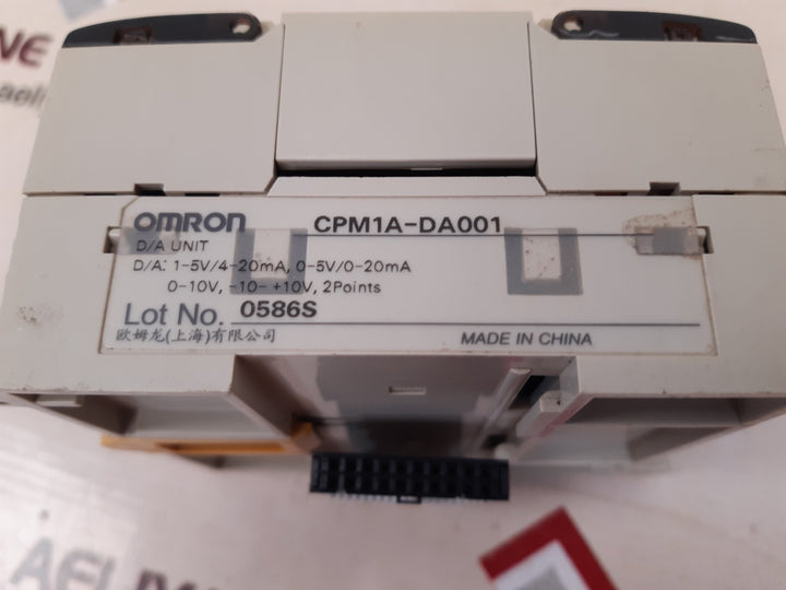 Omron cpm1a-da001 d/a unit 