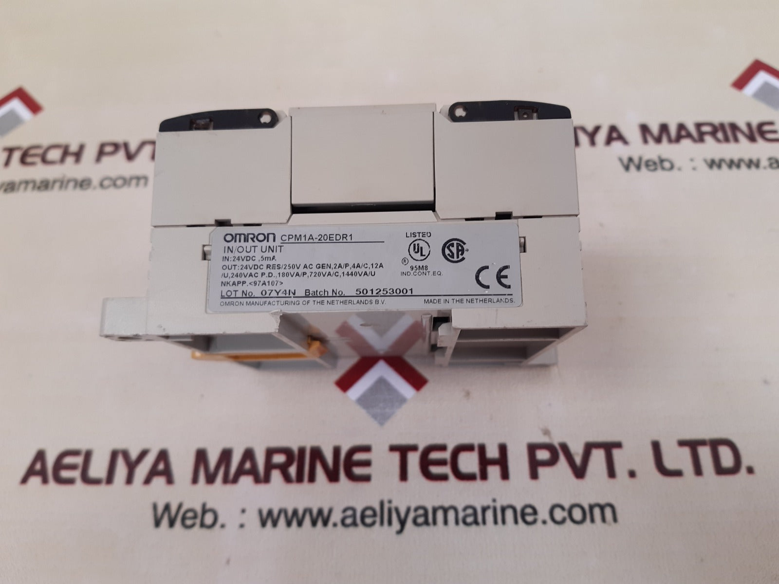 Omron cpm1a-20edr1 in/out unit