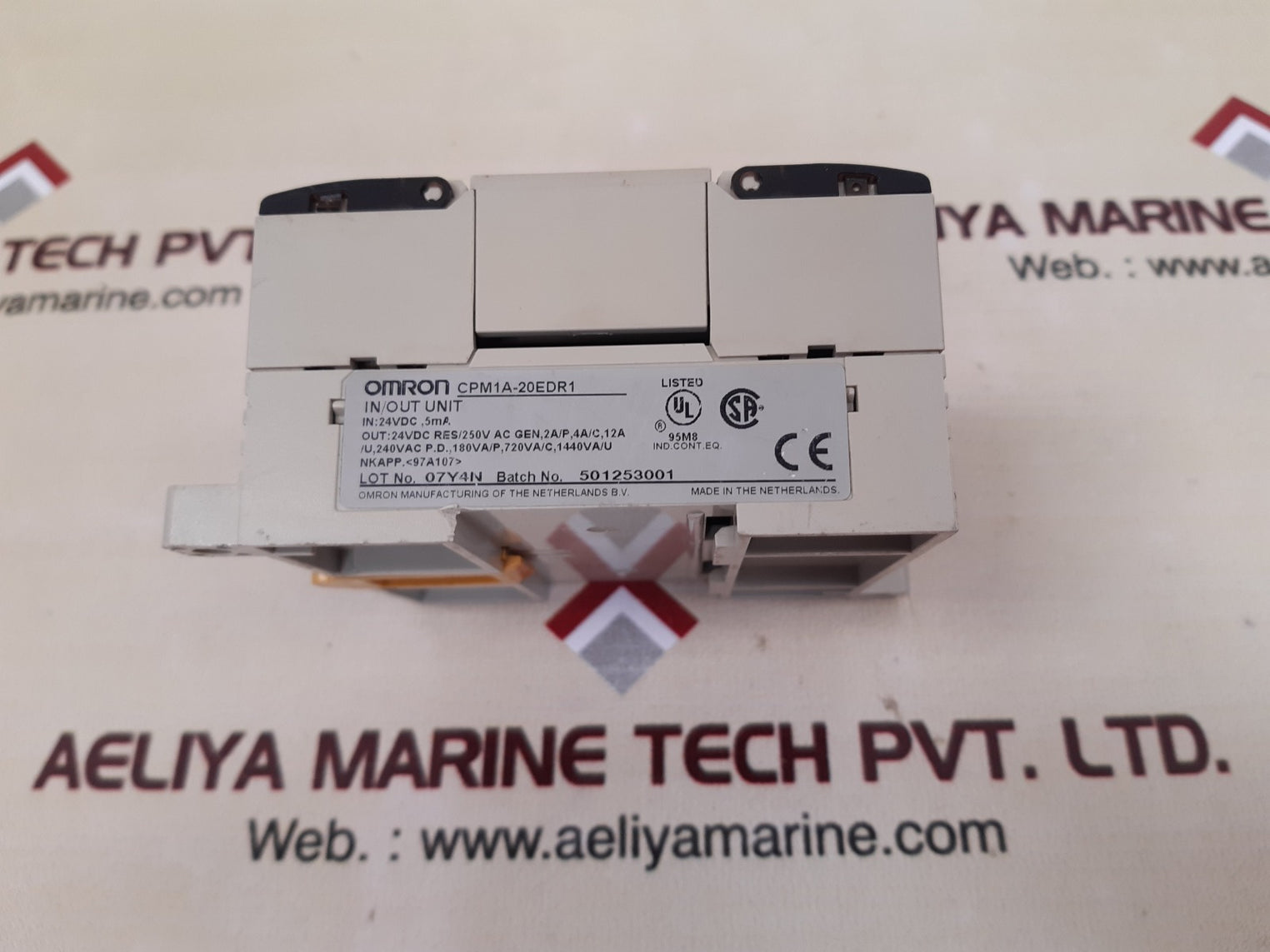 Omron cpm1a-20edr1 in/out unit