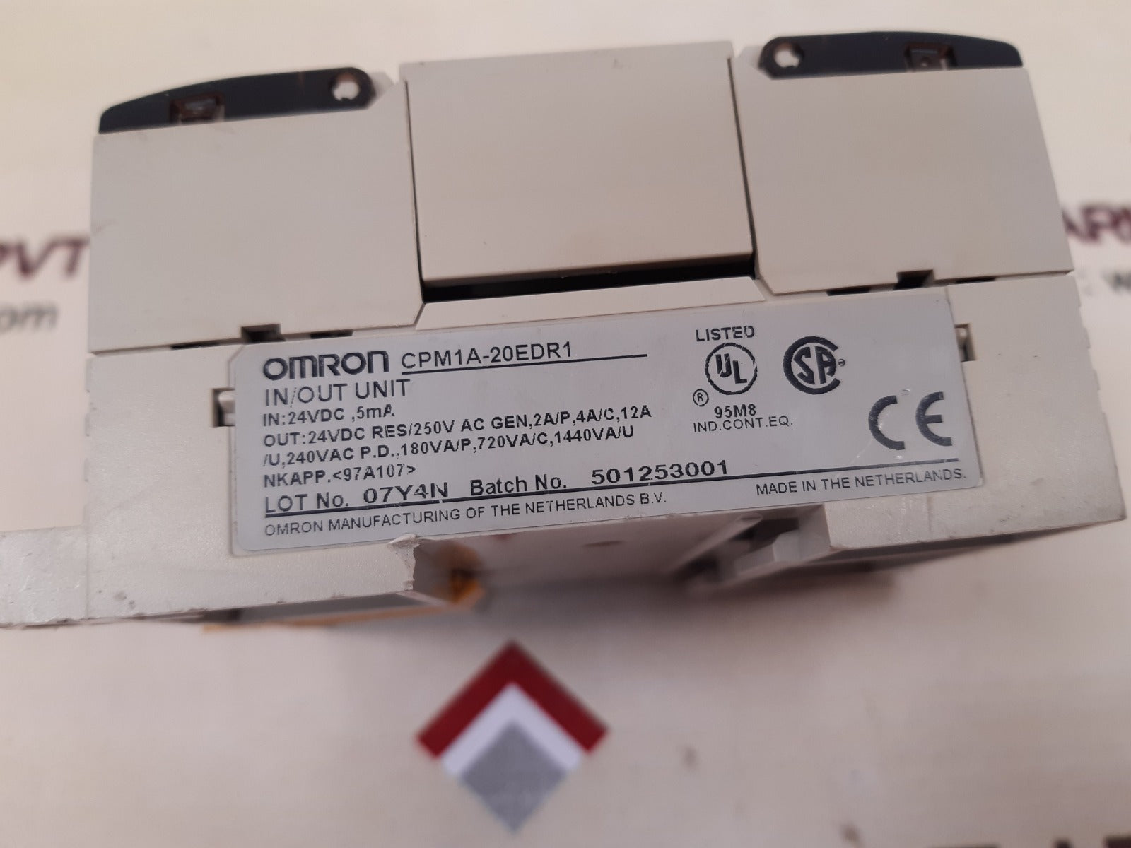 Omron cpm1a-20edr1 in/out unit