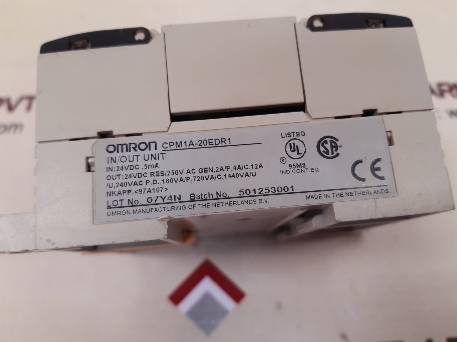 Omron cpm1a-20edr1 in/out unit