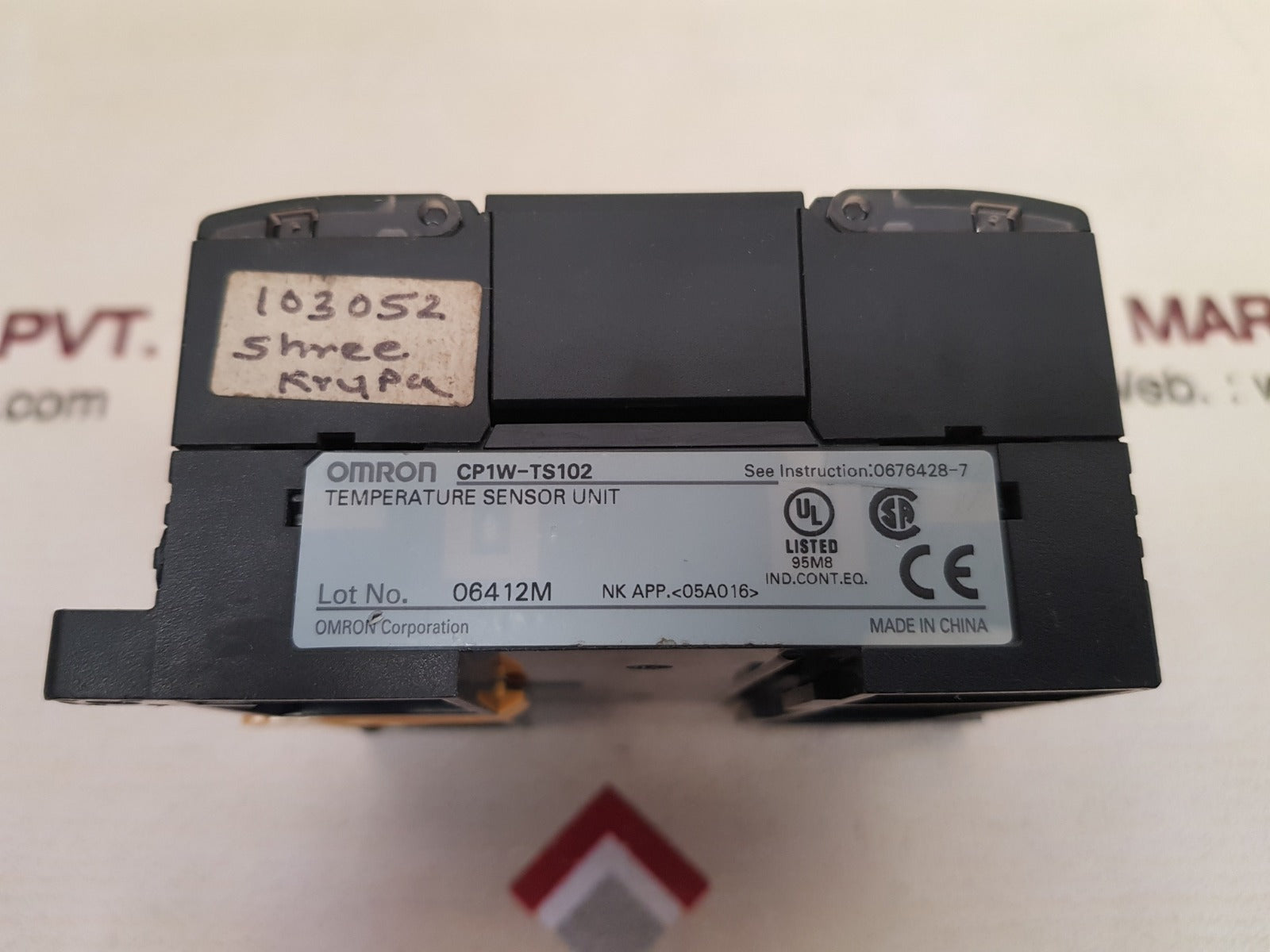 Omron cp1w-ts102 temperature sensor unit