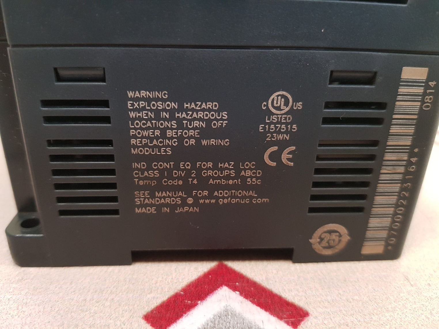 Ge fanuc versamax ic200udr005-ch micro controller